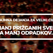 Manj prižganih sveč za manj odpadkov