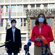 Tanja Fajon in voditelji opozicije